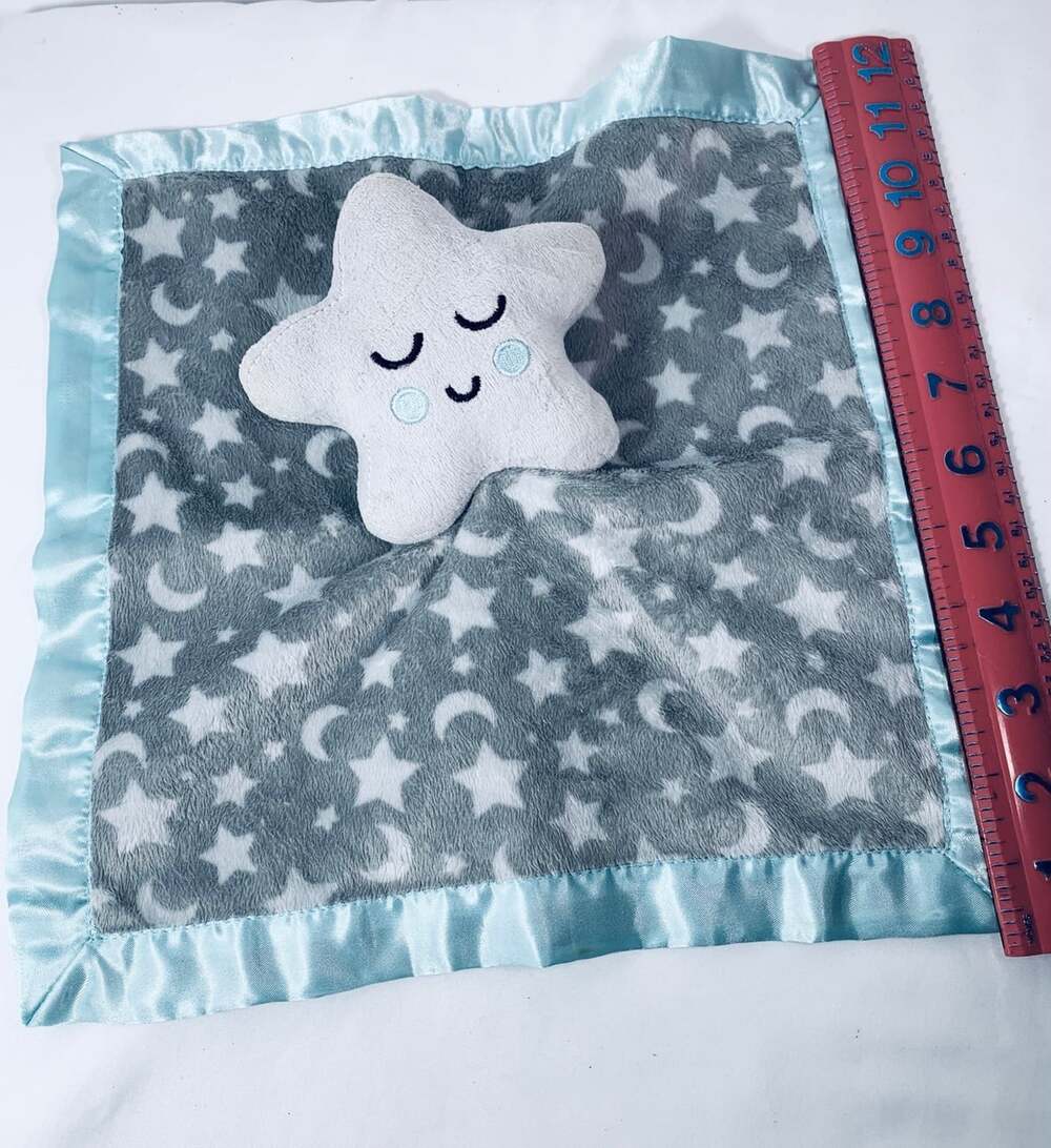 Star and Moon Lovey Plush blankie